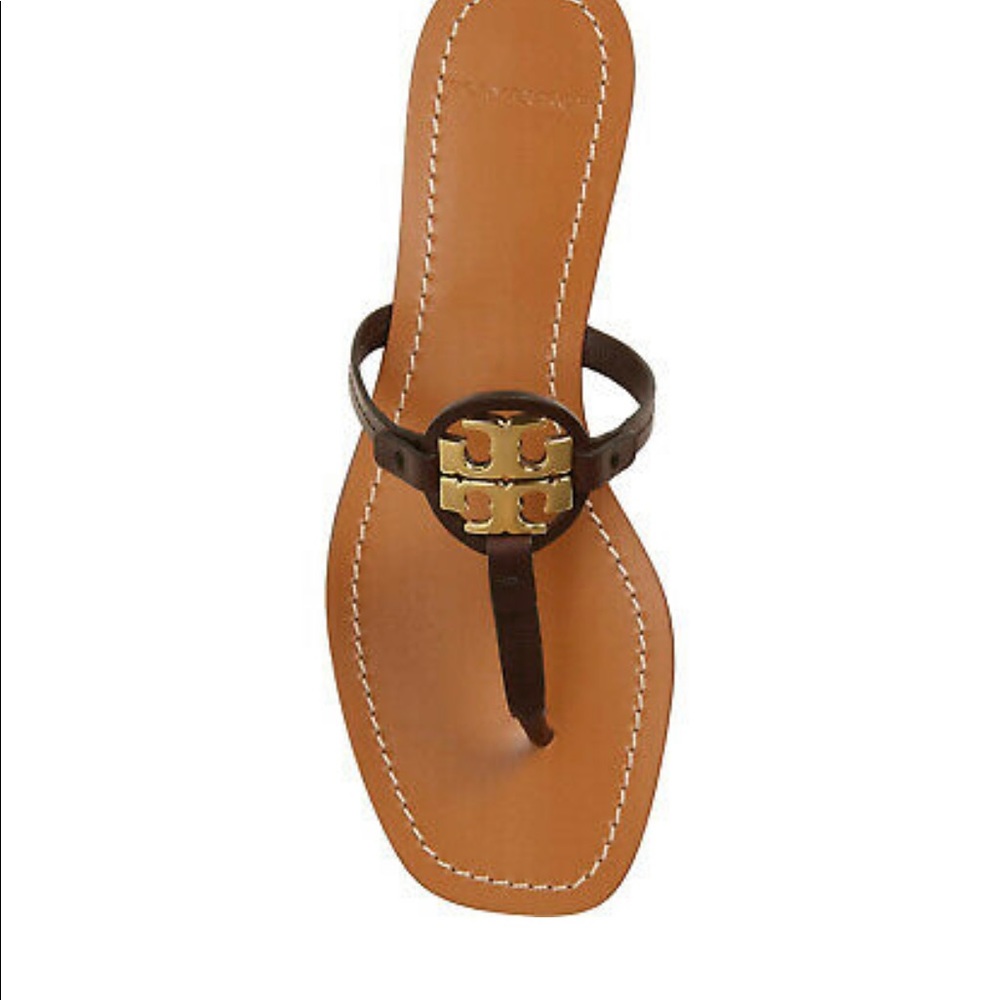 Torry Burch mini miller leather thong sandal